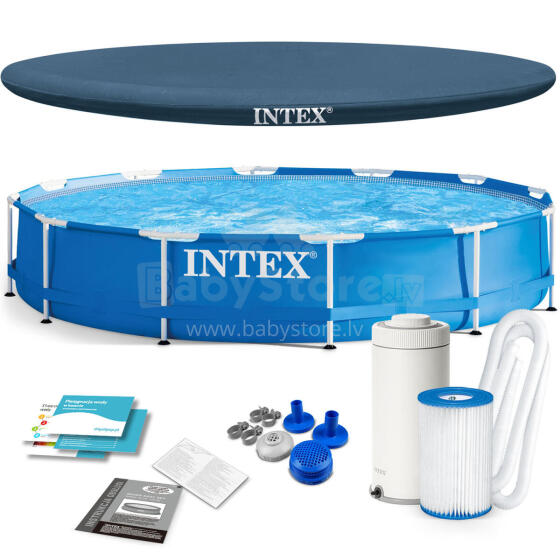 Intex 28212 366 x 76 см 10-в-1 каркасный бассейн
