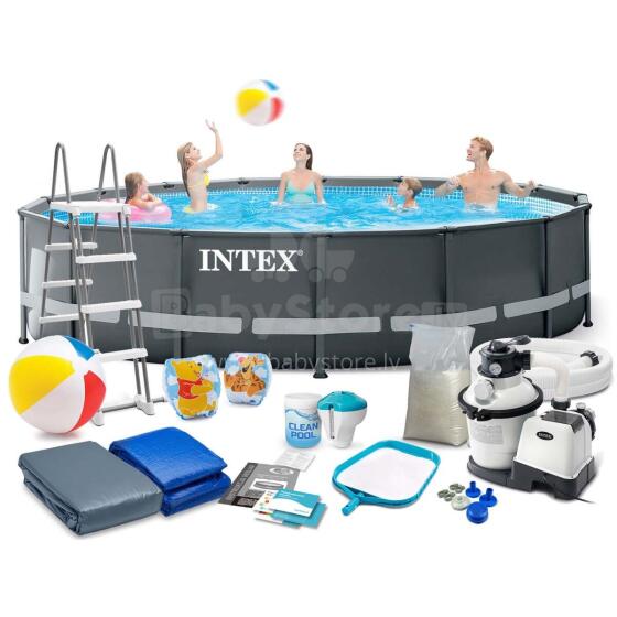 Intex 26326 17-in-1 rāmis baseins 488 x 122 cm
