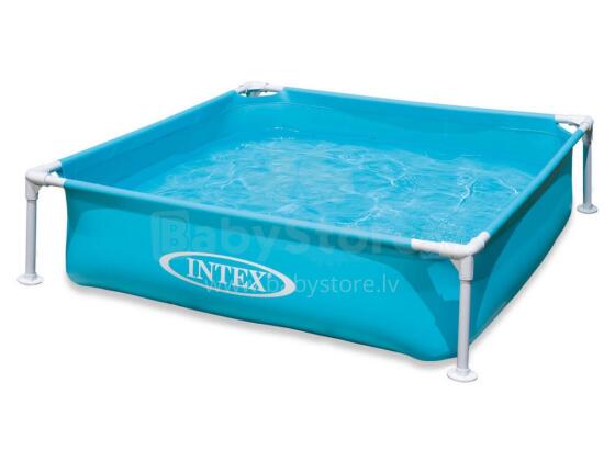 Mini Frame Pool for Kids Turquoise 122 x 122 x 30 cm INTEX 57173