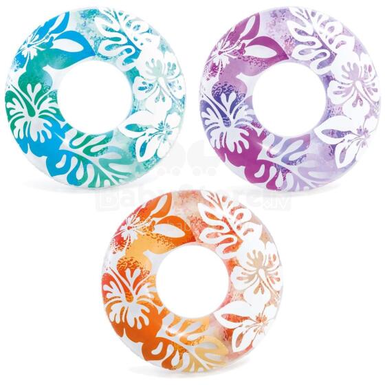 Swimming ring diameter 91 cm 3 colors INTEX 59251 orange