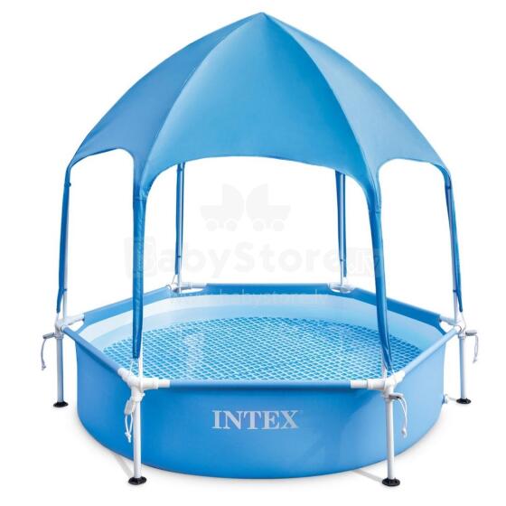 Детский каркасный бассейн с навесом 183 x 38 см INTEX 28209