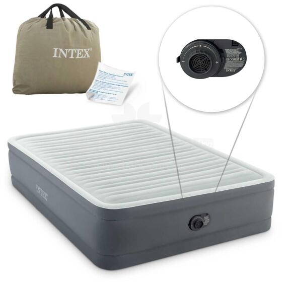 Надувной матрас 203x152x46 см с встроенным электрическим насосом INTEX 64906ND