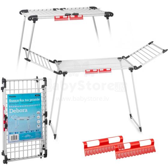 Debora White Folding Standing Clothes Dryer 19m