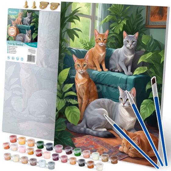 Painting by Numbers Image 40x50 cm Massido Cats