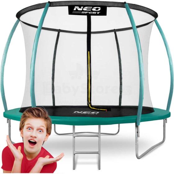 Formēta dārza trampolīns 8ft/252cm ar iekšējo tīklu Neo-Sport