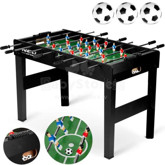 Neosport galda futbols 118x61x79 cm NS-805 melns
