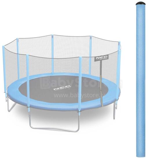 Augšējais pols trampolīnam ar ārējo tīklu 8-15 ft zils Neo-Sport