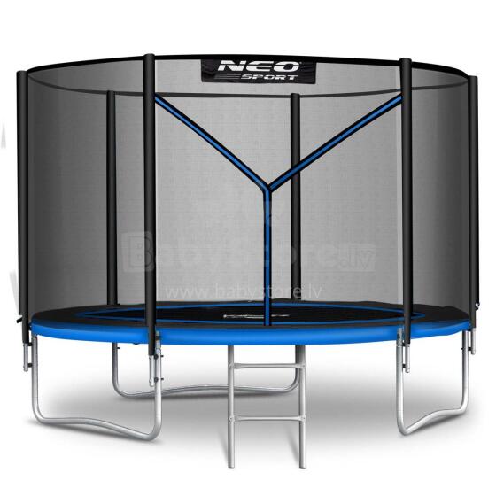 10ft/312cm Dārza Trampolīns ar Ārējo Tīklu un Kāpņu Neo-Sport
