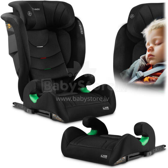 Автокресло Nukido Louis Soft черное 15-36 кг ISOFIX