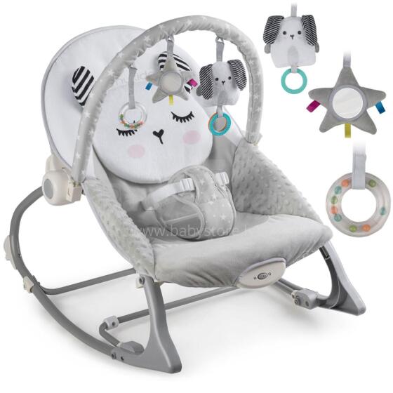 Nukido Rocking Chair with Vibration - Gray