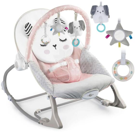Nukido Rocking Chair with Vibration - Pink