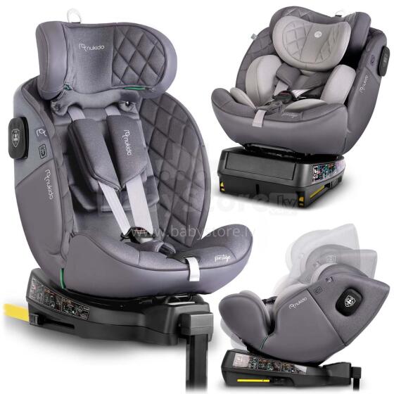 Nukido Prestige sēdeklis automašīnai pelēks 0-36 kg ISOFIX