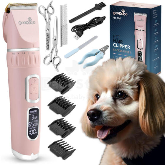 Pethaus PH-100 Pet Grooming Clipper Pink