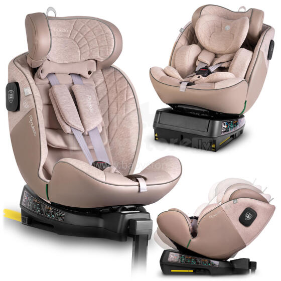 Автокресло Nukido Aero Line Бежевое 0-36 кг ISOFIX