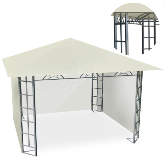 Bežs dārza paviljons 3x3m 4934