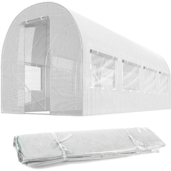 Filma dārza tunelim 2x4.5m (9m2) balta Plonos