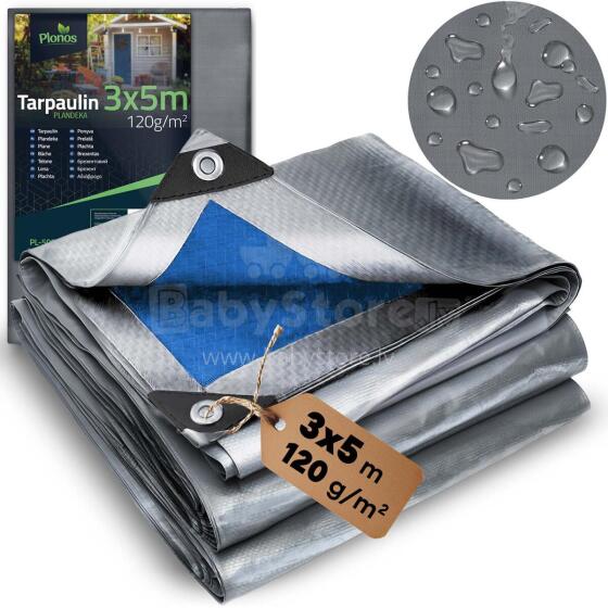 Тент 300 x 500 см 120 г/м2 Толстый PL-500