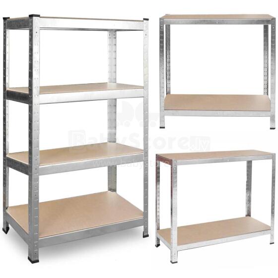 Металлическая складская полка 150 x 75 x 30 Plonos 470000