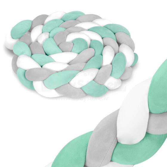 Ricokids Crib Wrap 3m - Mint and Gray
