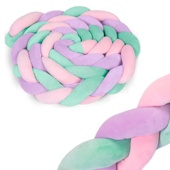 Ricokids Crib Wrap 3m - Mint-Pink-Purple