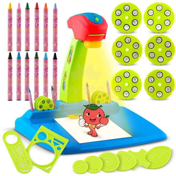 Ricokids 772001 Drawing Learning Projector - Blue