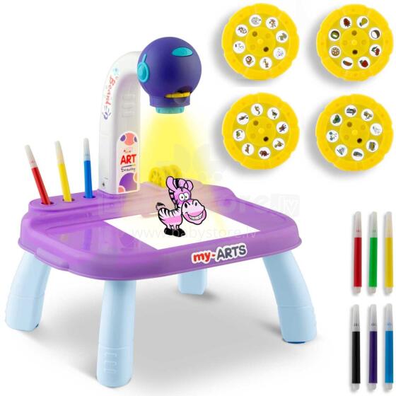 Ricokids 773700 Проектор для обучения рисованию - Фиолетовый