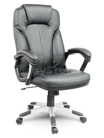 Sofotel EG-222 Черный Кожаный Офисный Стул