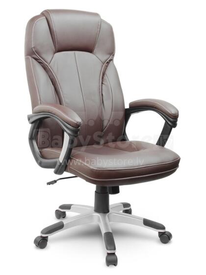 Sofotel EG-222 Brown Leather Office Chair