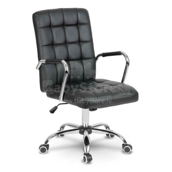 Benton Black Leather Office Chair