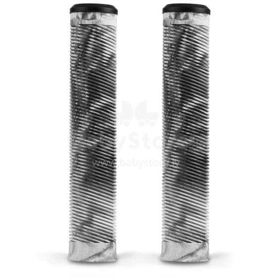 Black and white scooter grips 160 mm G3 2 pcs
