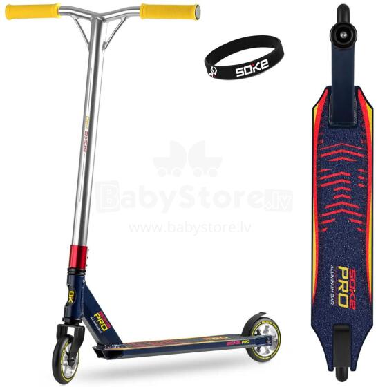 SOKE PRO Stunt Scooter Navy-Red