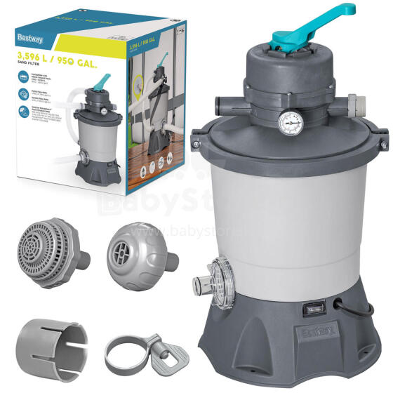 Smilšu sūknis baseiniem 3596 L/h Bestway 58515