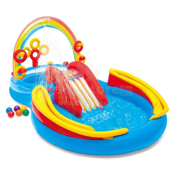 Inflatable Playground Rainbow 297 x 193 x 135 cm INTEX 57453