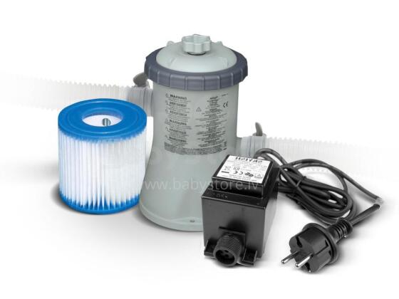 Filter Pump for Pools + 12V Transformer 1250 l/h INTEX 28602GS