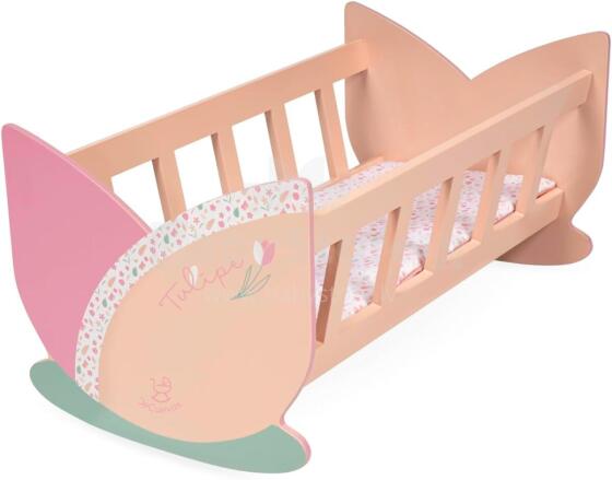 DeCuevas Toys Tulipe Art.55174 Leļļu koka gulta