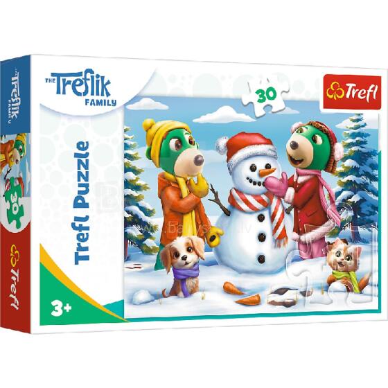TREFL 18300 Pužles 30 Ziemas prieki Treflikiem / Trefliku ģimene