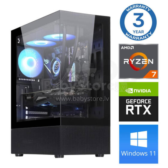 INTOP Ryzen 7 5700X 16GB 1TB SSD M.2 NVME RTX5060 8GB WIN11