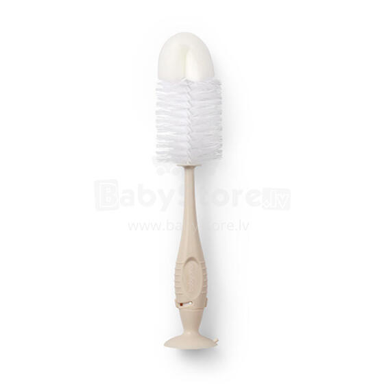 728/05 BOTTLE AND PACIFIER BRUSH WITH SUCTION CUP BEIGE