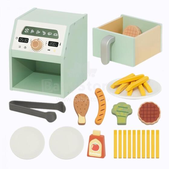 TOOKY TOY Wooden Air Fryer
