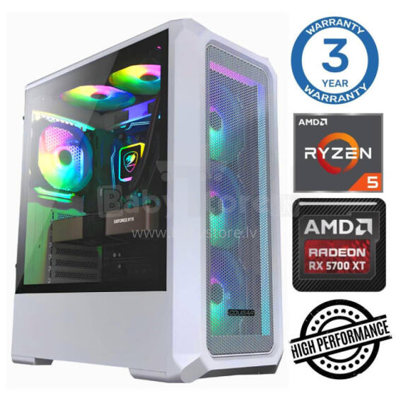 INTOP Ryzen 5 5500 16GB 500SSD M.2 NVME RX6600 8GB no-OS
