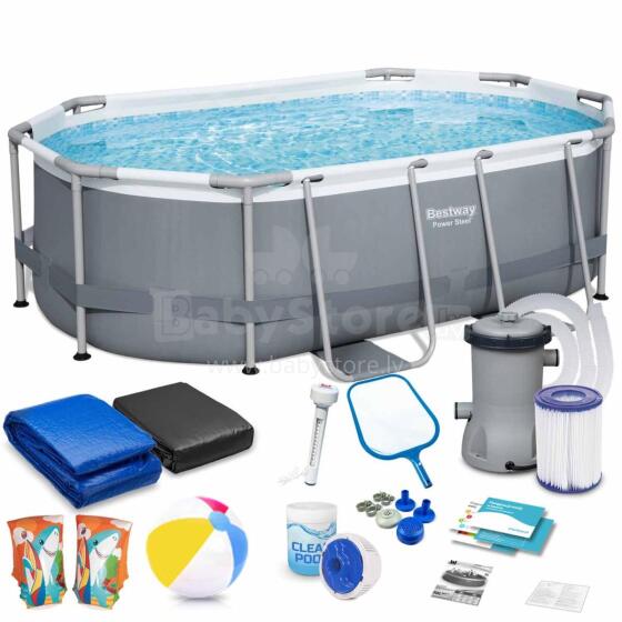 Bestway 5614A 305 x 200 x 84 cm Frame Pool 17 in 1