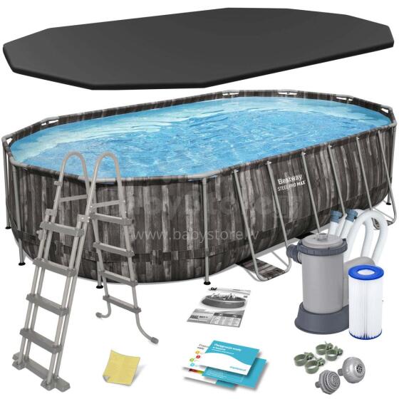 Bestway 5611R 610 x 366 x 122 cm 12-in-1 rāmis baseins