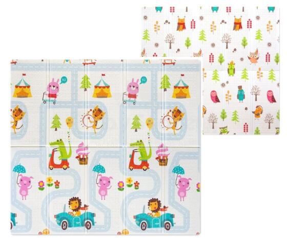 MILLY MALLY Folding Foam Mat Play Street T1cm