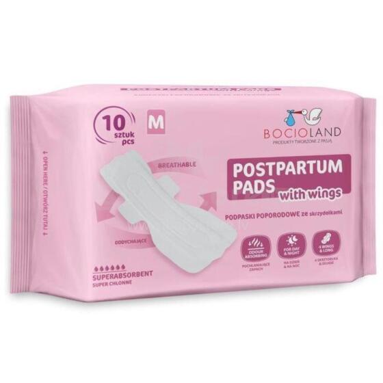 1561 HIGHLY ABSORBENT POST PARTUM PADS 10PCS M BL156