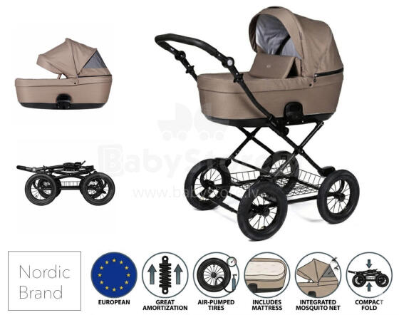 Tinynord Classic stroller set in Praline Art. 298920-298907