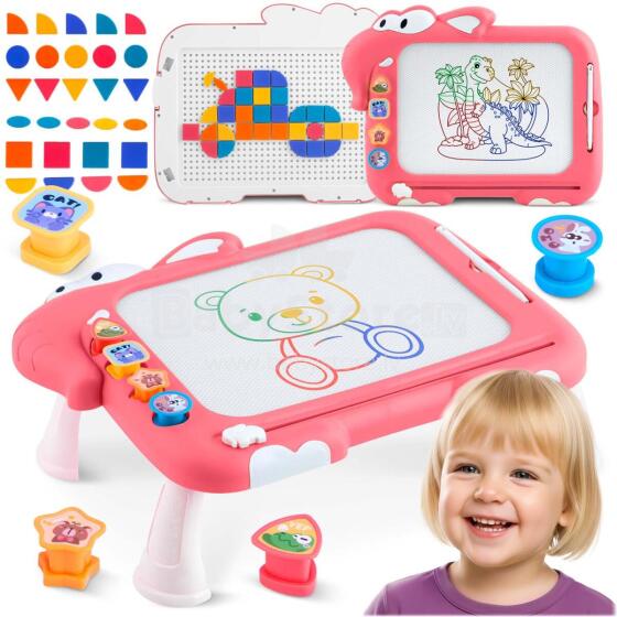 Magnetic drawing board puzzle table for children tangram Ricokids RK-823
