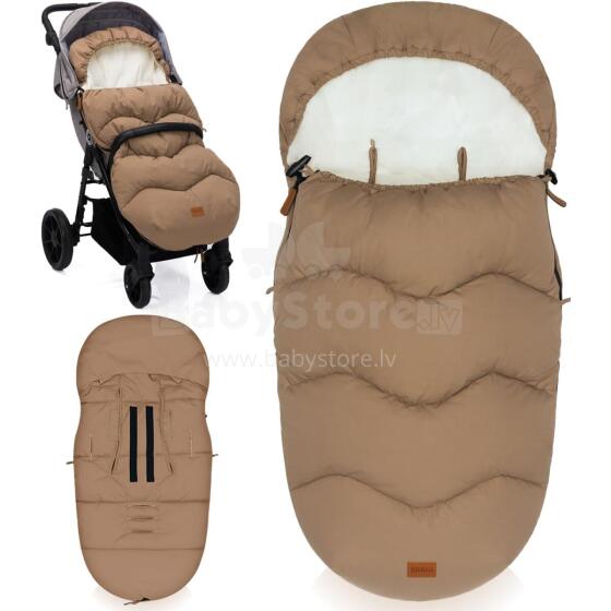 Bebe Basic Winter Footmuff Art.273953 Toffee