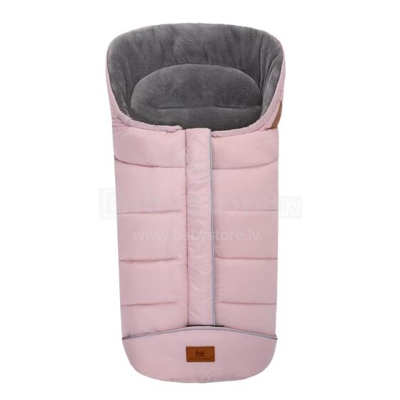 Bebe Basic Winter Footmuff Polar Fleece Art.273981 Pink ziemas siltais guļammaiss autokrēslam/ratiņiem