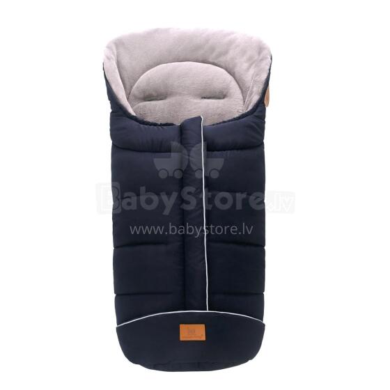 Bebe Basic Winter Footmuff Polar Fleece Art.273984  Blue ziemas siltais guļammaiss autokrēslam/ratiņiem