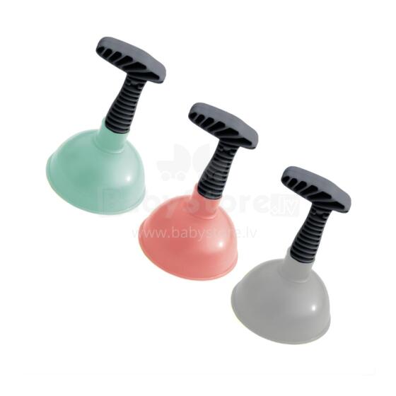 Sink cleaner with plastic handle